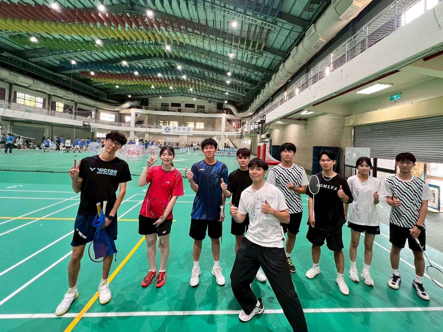 「桃園國際學生節」羽球比賽登場 開南大學、龍華科大外籍生聯手組隊摘冠 S 34127926