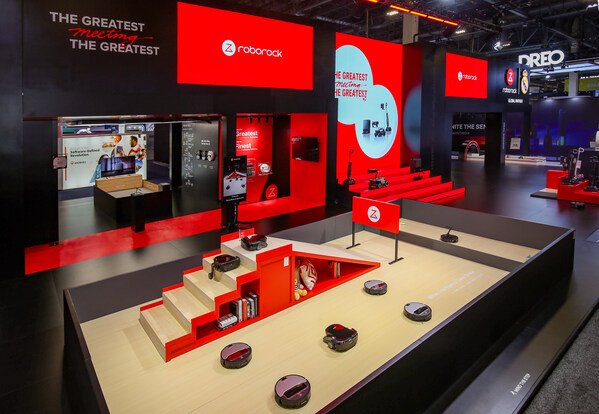 Roborock's displays at CES 2026