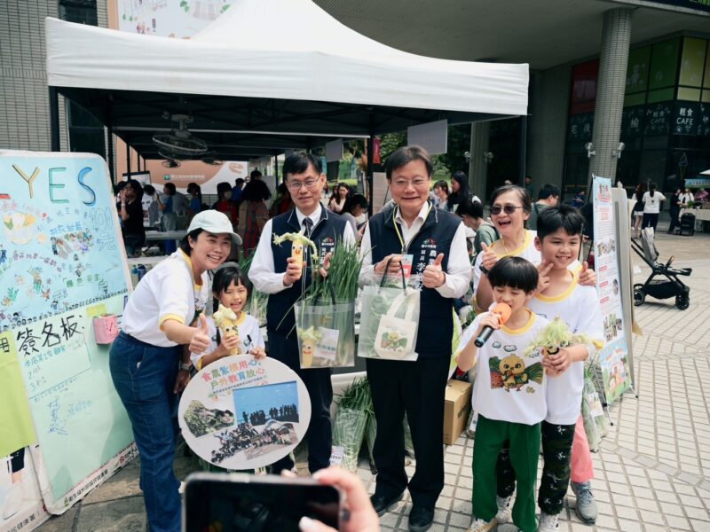 圖文：臺中親子同樂學食農成果展「食力好農」大集合熱鬧登場。